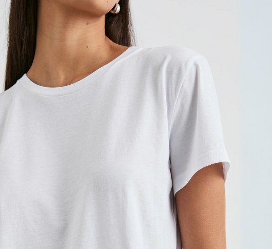 RAILS - Basic Crew Neck T-Shirt in White