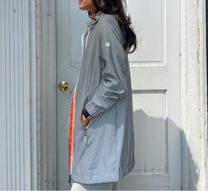Nikki Jones - Lightweight Reflective Jacket in Silver