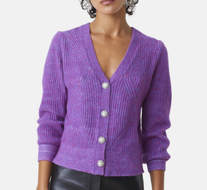 Suncoo - Pollen Reversible Cardigan in Indigo
