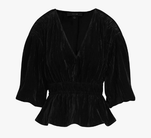 Joe's Jeans - Mona Velvet Wrap Top