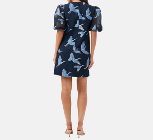 Trina Turk - Ringo Dress with Bird Print in Ink