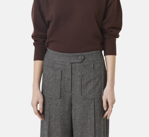 Suncoo - Jazzy Wide Leg Pants in Carbon