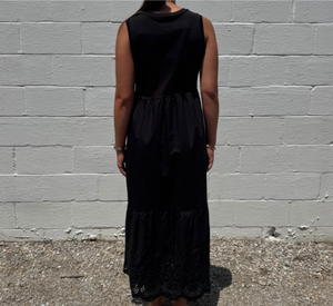 ELLIOT LAUREN - Maxi Tank Top Dress in Black