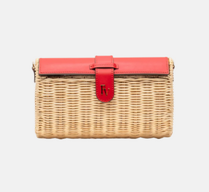 Frances Valentine - Wicker Crossbody Clutch