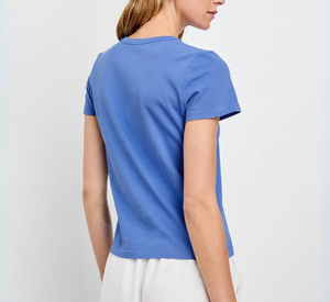 RAILS - Fitted Crew T-Shirt in Rails Riviera