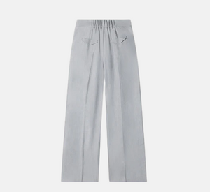 Luisa Cerano - Wide-Leg Pants in Silver Grey