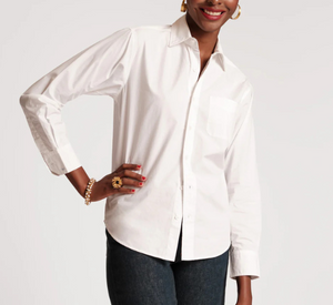 Frances Valentine – Perfect Button Down in White