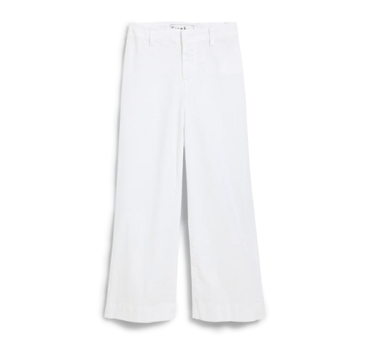 Frank & Eileen - Wide-Leg Linen Pant in White