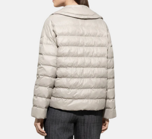 Luisa Cerano - Oversized Tech Coat in Oyster