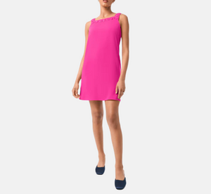 Trina Turk - Yokuna Jewel Neck Mini Dress in Trina Pink
