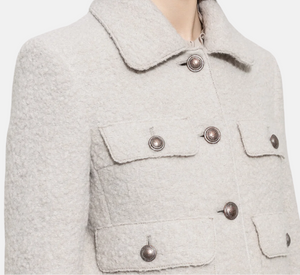Luisa Cerano - Boucle Jacket in Oyster