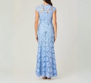 Shoshanna - Raven Dress in Vista Blue