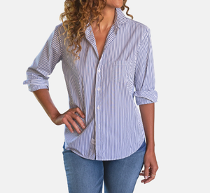 Frank & Eileen - Relaxed Button Up Striped Shirt