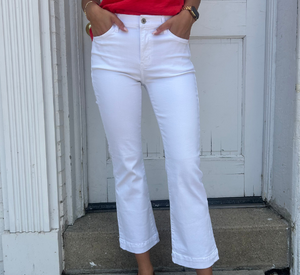 Elliot Lauren - Crop Jeans in White