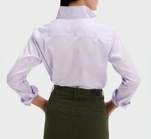 SARAH ALEXANDRA - Cotton Collar Button Down in Lavender Dream