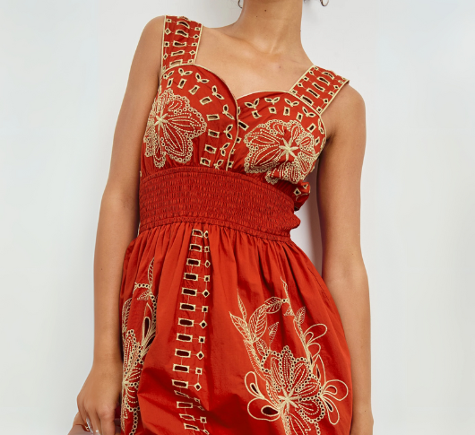 RAILS - Fawn Maxi Dress in Terracotta