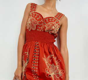 RAILS - Fawn Maxi Dress in Terracotta