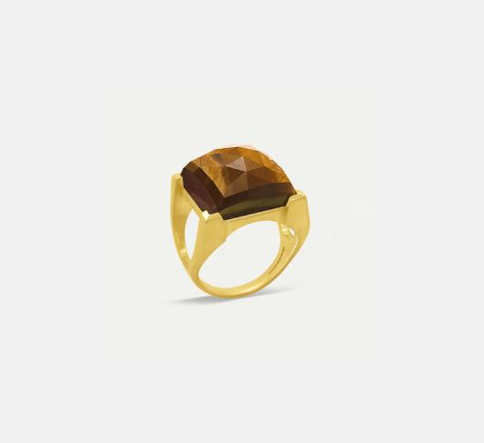 Dean Davidson - Plaza Ring with Tiger Eye Gemstone