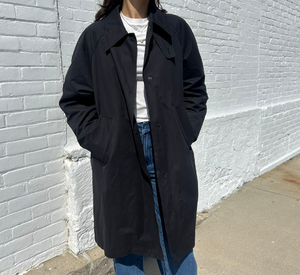 PALTO - Terme Trench Coat in Black