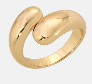 Leeada Jewelry - Realm Open Dome Ring in Gold