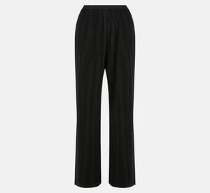 Alquema - Plisse Ribbed Pant in Black