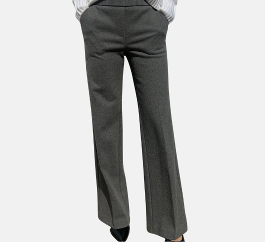 Iris - Pull-On Pant in Grey and Camel