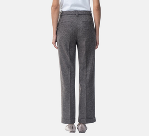 Via Masini - Herringbone Wool Pant