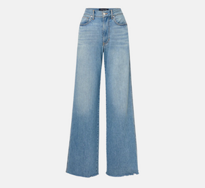 Veronica Beard - Kasey Mid Rise Wide-Leg Jeans in Dusted
