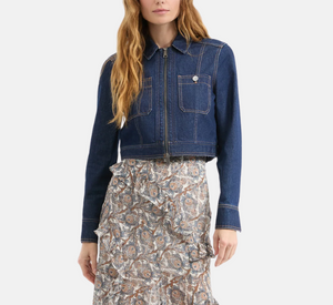 Veronica Beard - Patty Fitted Jacket in Indigo