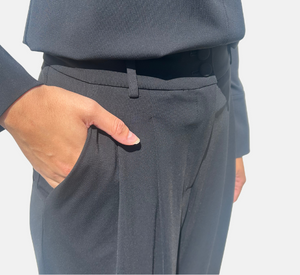 Iris - Jersey Full Length Pant in Black