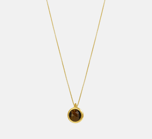 Dean Davidson - Ipanema Tiger Eye and Black Onyx Gemstone Pendant Necklace