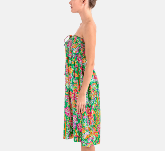 Gretchen Scott - Haight Ashbury Dress/Skirt in Kelly Multi