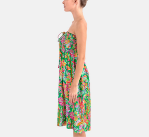 Gretchen Scott - Haight Ashbury Dress/Skirt in Kelly Multi