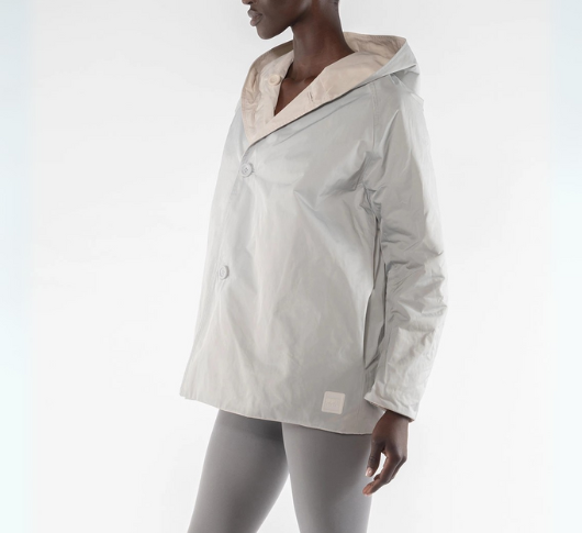 OOF - Reversible Water Repellent Jacket in Grey and Cream