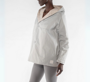 OOF - Reversible Water Repellent Jacket in Grey and Cream