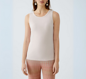 OUI - Super Soft Basic Tank Top in Peach Whip