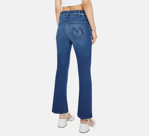 Mother - Lil Hustler Ankle High Rise Flare Petite Jean in Taking Chances