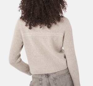 Repeat - Trapunto Stitch Cardigan in Hazel