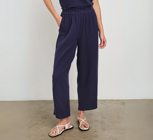 RAILS - Leon Gauze Crop Pant in Admiral