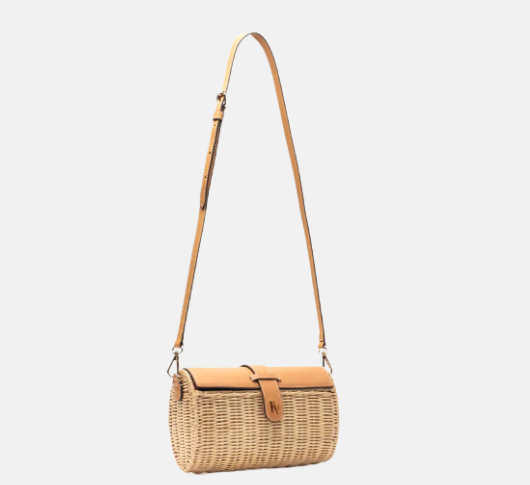 Frances Valentine - Wicker Crossbody Clutch