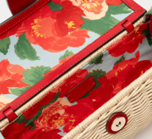 Frances Valentine - Wicker Crossbody Clutch
