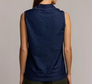Hinson Wu - Knit Denim Sleeveless Top in Dark Wash