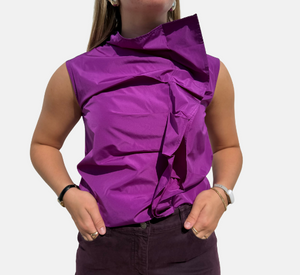 Peter O. Mahler - Funnel Neck Sleeveless top