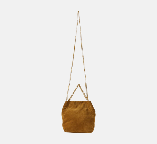 Veronica Beard - Small Suede Slouch Bag in Acorn