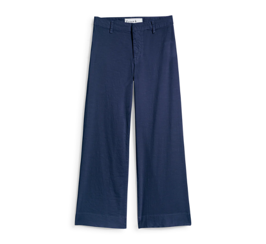 FRANK & EILEEN - Wexford Linen Wide Leg Pant in Summer Navy