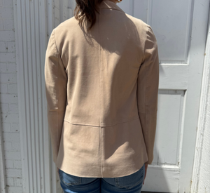 VIA MASINI - Suede Leather Blazers in Tan and Blue
