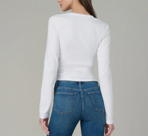 Joe's Jeans - Long Sleeve Baby Tee in White