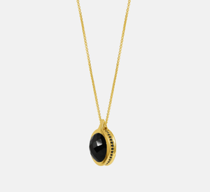 Dean Davidson - Ipanema Tiger Eye and Black Onyx Gemstone Pendant Necklace