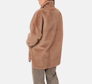 Repeat - Long Faux Mink Coat