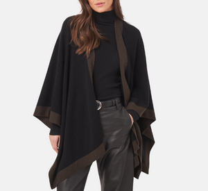 Repeat - Cape in Brown and Black Multi